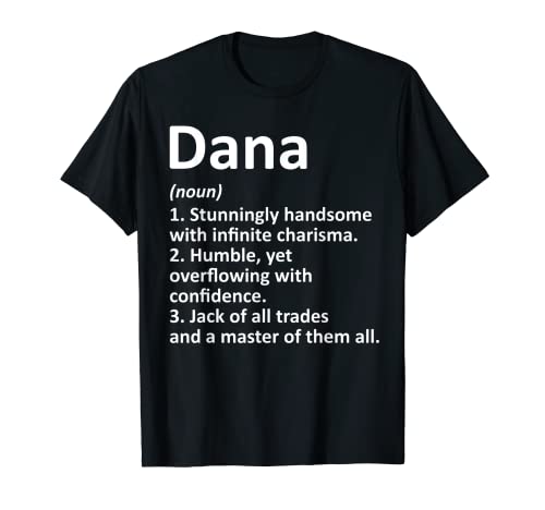 DANA Definition Nombre Personalizado Divertido Regalo Idea De Cumpleaños Camiseta