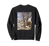 8.5 oz, Klassisch geschnitten Pieter Bruegel - Winterlandschaft mit Vogelfalle 2 Sweatshirt