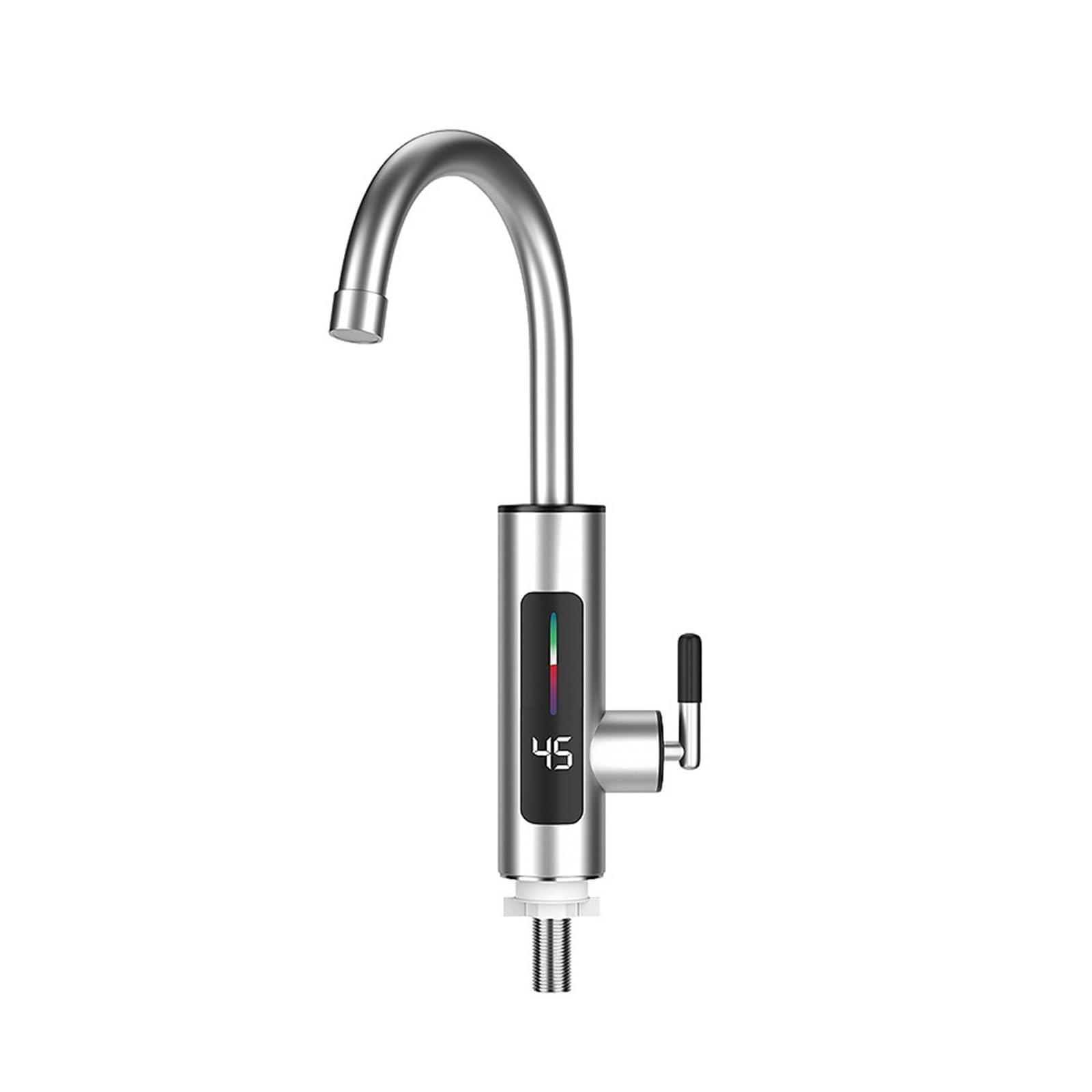 LNHHG Electric Kitchen Water Heater Tap Instant Hot Stainless Steel Water Faucet Heater Cold Heating Faucet(Bianco)