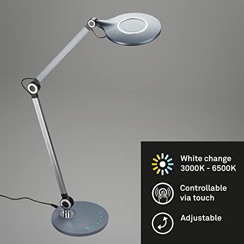 Briloner Lampada Led Da Scrivania Office, Antracite, Cct - 2