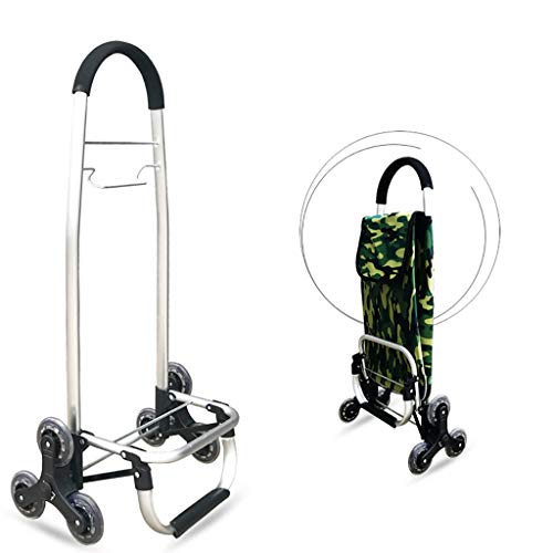 Carretilla plegable para compras con ruedas de aluminio miniatura 3