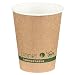 Planet + 100% Compostable PLA Laminated Double Wall Insulated Hot Cup, 12-Ounce, 1000-Count Case