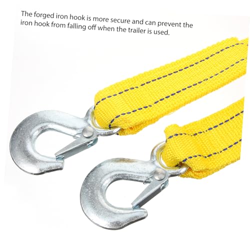 Corde de remorque de voiture synthétique et sangle de traction 3 psc - 5