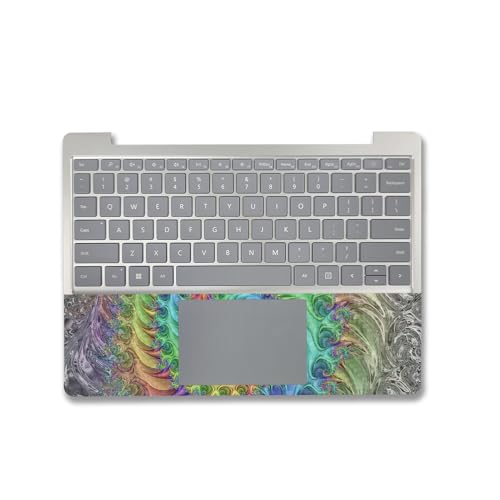 Image of MightySkins Carbon Fiber Skin Compatible with Microsoft Surface Laptop Go 3 (2023) Full Wrap Kit - Tripping | Protective, Durable Textured Carbon Fiber Finish | Made in The USA