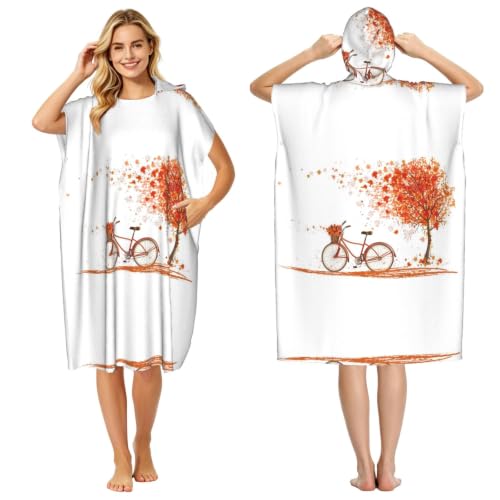 Serviette de plage poncho en microfibre légère à séchage rapide