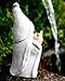 Karoter Middle Finger Figurine Decorations, Naughty Smoking Wizard Gnome, 5.9 Inch, Garden Statue Outdoor, Funny Figurine for Lawn Yard Balcony Porch Patio Home Ornaments Outdoor