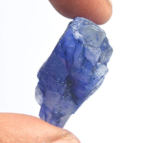 Gemhub Protection Blue Sapphire Healing Crystal 42.00 Ct Natural Raw Sapphire, Uncut Rough Sapphire Gemstone #TOP2