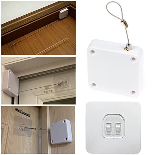 image for VANANA Punch-Free Automatic Sensor Door Closer Plastic, Door Closer Au