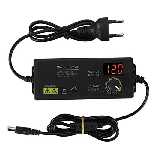 Justerbar nätadapter, universell 60W 5A 3-12V anti-interferensadapter, dimbar strömadapter med motorvarvtalsreglering