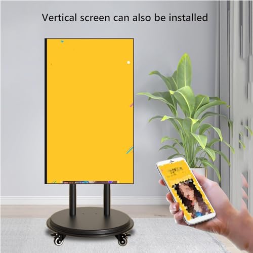 Soporte móvil universal para TV de piso 42-90 pulgadas miniatura 4