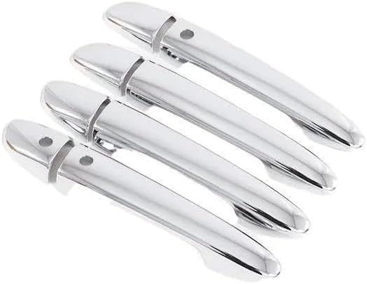 Exterior ABS Molding Protector Trim for Mazda CX8 2017-2023 8Pcs Carbon Fiber Chrome Car Door Handle Frame Panel Cover Trim ABS Sticker Styling Decor