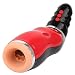 Male Masturbator Cup, Electric 5 Clamping+ 10 Vibrating with Various Girls Moans Stroker Masturbation Cup Rechargeable 3D Realistic Vagina Massage Vibrator Sex Toys for Men Blowjob (Red)