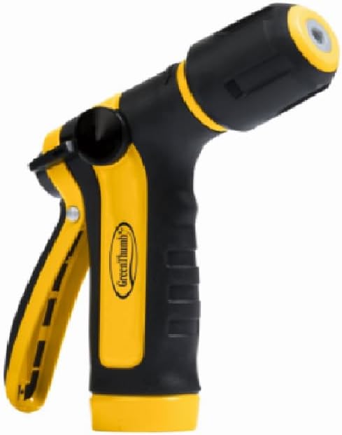 Green Thumb 2-Pattern Metal Hose Nozzle, Rear Trigger