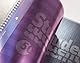 BRUNNEN Collegeblock Premium Student „Noten“ | A4, Lineatur 14, 50 Blatt, violett