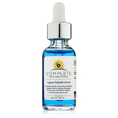Copper Peptide Face Serum Collagen - With Anti Aging Skin Solutions Properties:1oz/30ml Anti-Wrinkle Formula For Youthful Skin