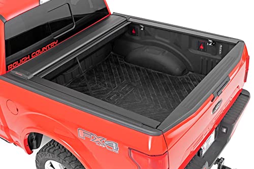 Rough Country Retractable Bed Cover For 15-20 Ford F-150 | 5'7 Bed - 46220551 #TOP1