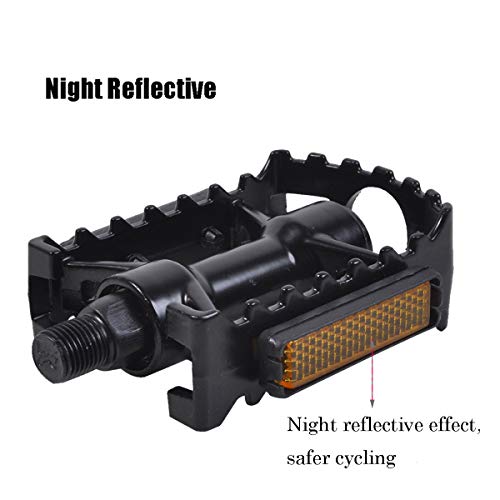 Thinktop Kid's Bike Pedal, Aluminium Alloy Ultra Strong 1/2-Inch Bike Pedals Platform Flat Fit For 12" 14" Boys Girls Bike #TOP3