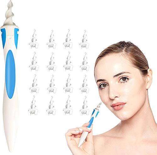 q Grips Earwax Remover Smart Spiral Swab Ear Cleaner with 16 pcs Replacement