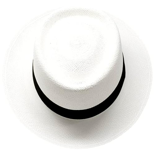 Gamboa Panama Hat Men Wide Brim Hats For Women Panama Straw Hat Summer Hat Wide Brim Hats For Men Panama Hats For Women White #TOP2