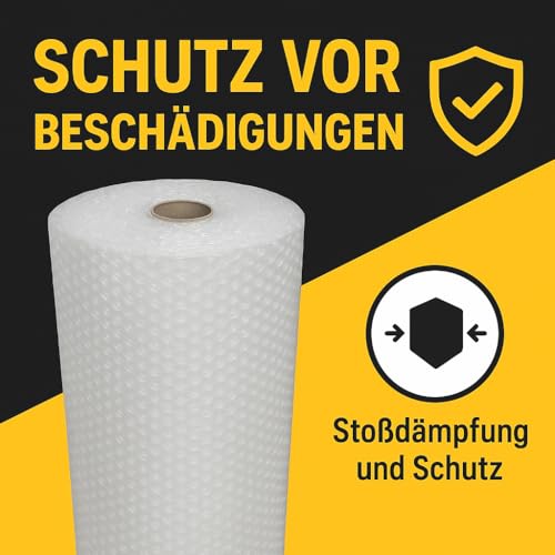 Luftpolsterfolie All4All für Verpackung und Stoßschutz 100cm x 90m