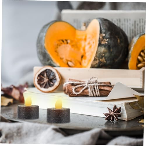 Velas LED negras Beavorty creativas para fotografía profesional y bodas 5