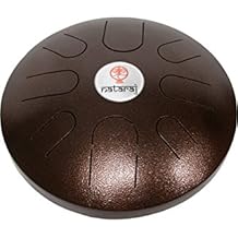 12-Inch Steel Tongue Drum, Tanpura Tuning - Antique Bronze