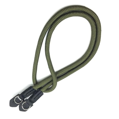 Tiardey Correa para cámara, Correa SLR, Correa para el Cuello con Correa para cámara Suave extendida Cruzada, la Longitud de la Correa es de Aproximadamente 105 cm (Verde)