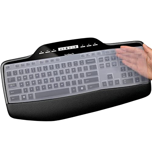 Protector de Teclado Silicona Ultra Delgada para Logitech MK710 miniatura 1