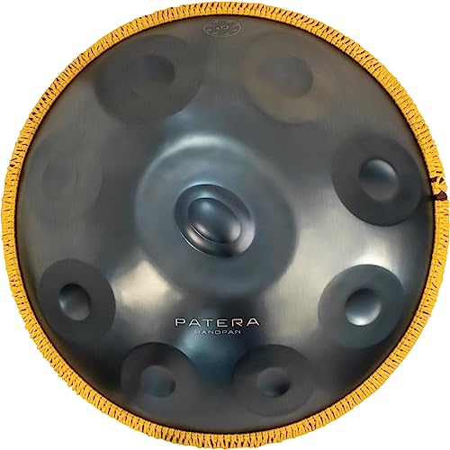 Patera HPDM-2 Handpan D-Minor (D-Moll) mit Rucksack-Tasche