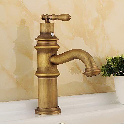 Robinet mitigeur de salle de bains rétro pour un lavabo vintage