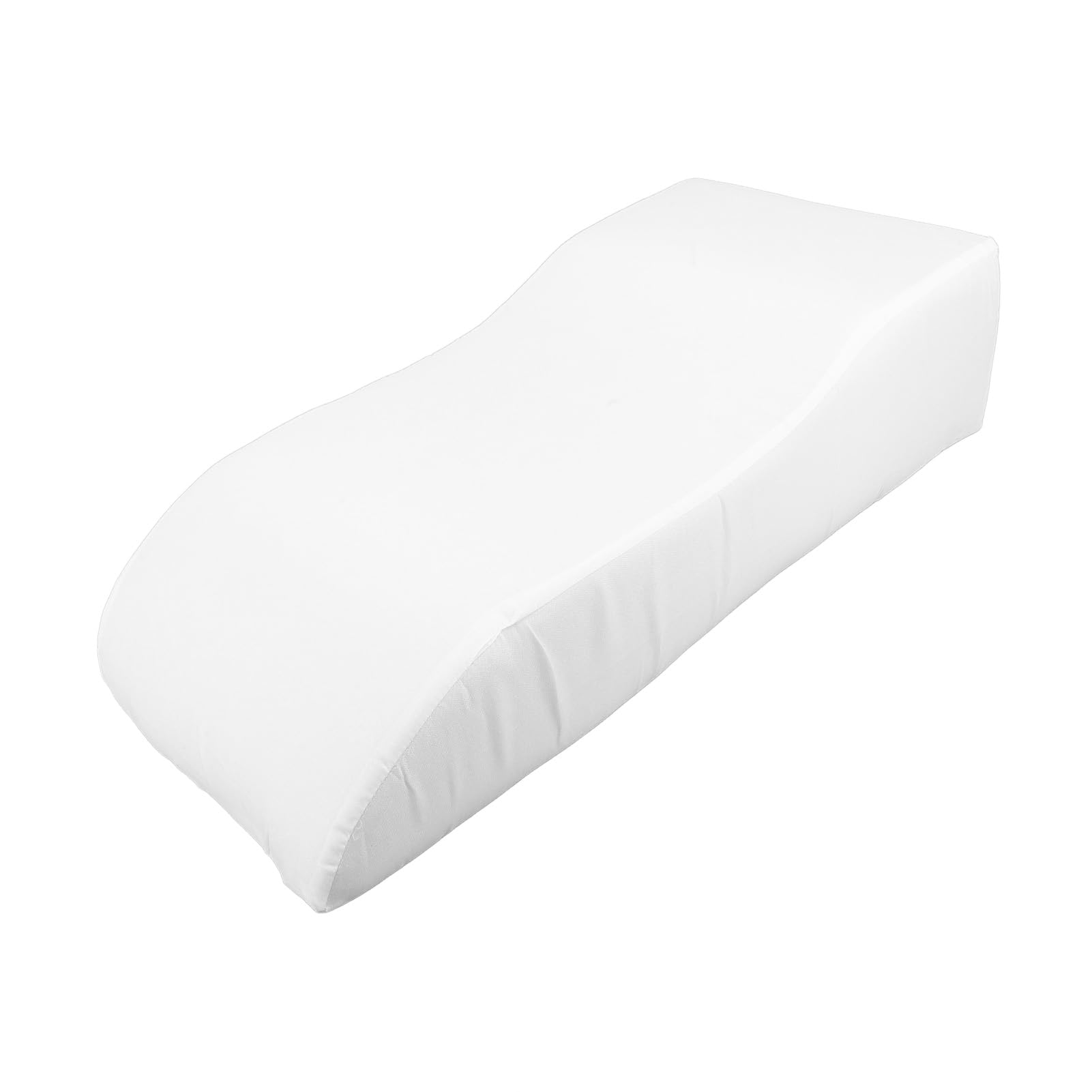Cojín para Reposapiernas, Almohada Transpirable para Apoyo de Piernas, Almohada de Esponja para Elevación de Piernas, con Funda Agradable para la Piel, Diseño de Curva en S, para