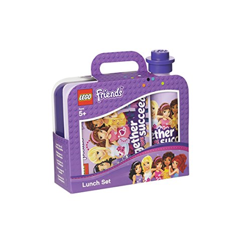 Preisvergleich Produktbild LEGO Friends Lunch-Set, Brotdose & Trinkflasche, lila