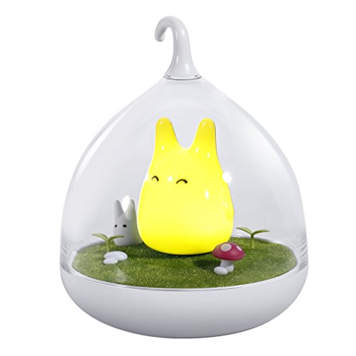 ICOCO Nachtlicht Lampen Nachttischlampe Niedlich Vögelkäfig Nachtlicht USB aufladbar LED-Lampe mit USB-Ladekabel für Baby Kinder