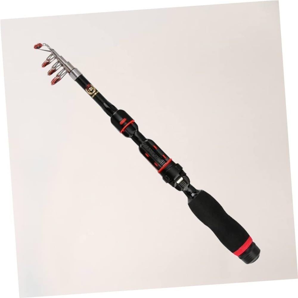 Wędka Telescopic Fishing Rod, Ultralight & Portable, Durable Travel Pole do połowu w wodzie słonej i słodkiej