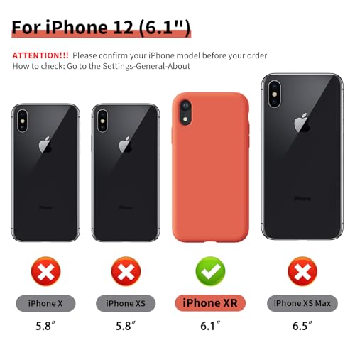 TAXXOE Silicone Case Compatible with iPhone XR Case Soft Ultra Slim Protective Shockproof Liquid Silicone Phone Case - Image 2