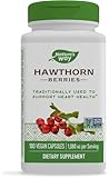 Nature's Way Hawthorn Berries - Traditional Support for Heart Health* - Non-GMO Project Verified - Herbal Supplement - Gluten Free - 180 Vegan Capsules