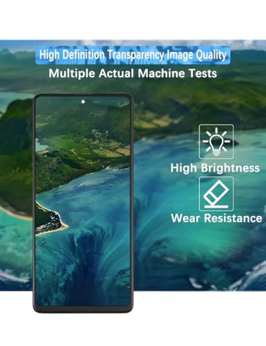 H&LYCYJ Display Screen for Samsung Galaxy A71 4G TFT A715F A715F/DS A715F/DSN A715F/DSM LCD Screen Replacement Assembly Kit with Frame(Without Fingerprint)