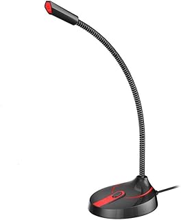 TEmkin Usb Desktop Microphone 3.5Mm Computer Mic Adjustable Drive Free Studio Microphone Gaming Chatting Online Class Usb Microphone Vocal Microphones