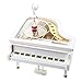 Produktbild TOOGOO(R) Carillon Music Box Music Box Grand Piano Weiss Ballerina New