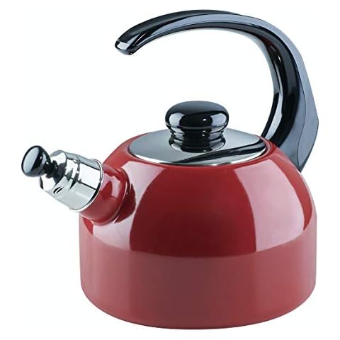 Riess, 0543-020, Flötenkessel Plus, CLASSIC - COLOR ROT, Durchmesser 18 cm, Höhe 21.7 cm, Inhalt 2 Liter Cover