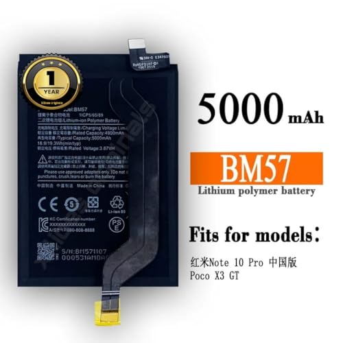 Image of BM57 Battery for Redmi Note 10 Pro / 10 Pro Max Battery with 1 Year Warranty**** (N287)