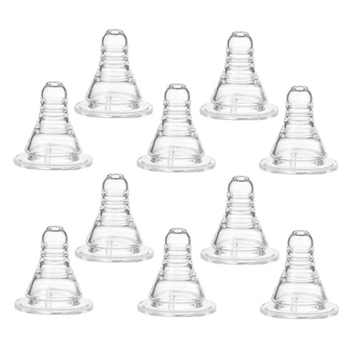 OUNONA 10 Chupetes Para Beber Accesorios Para Bebidas Tapa De Tetina Para Vino Para Juegos De Cerveza Tapa Para Bebidas Para Adultos Tapa Para Botella De Agua Agujero Para