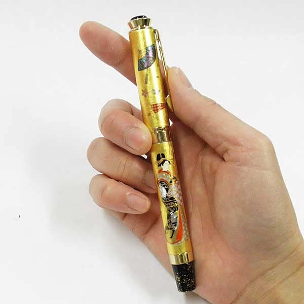 Amazon | タジマ 純金箔・蒔絵ボールペン 芸者 | 油性ボールペン 
