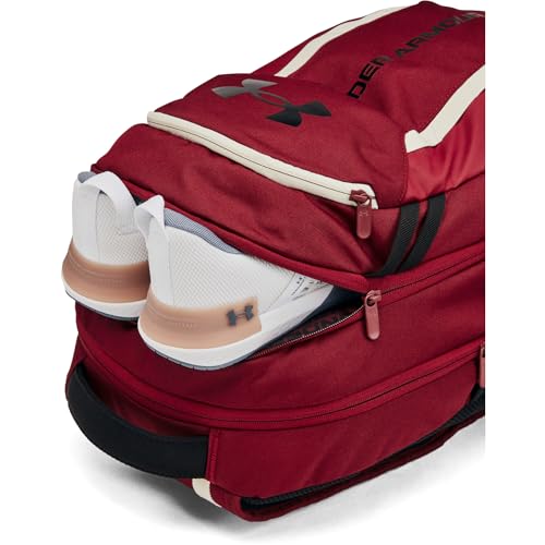 under armour unisex-adult hustle 60 backpack 625 cardinalcardinalblack one size fits most