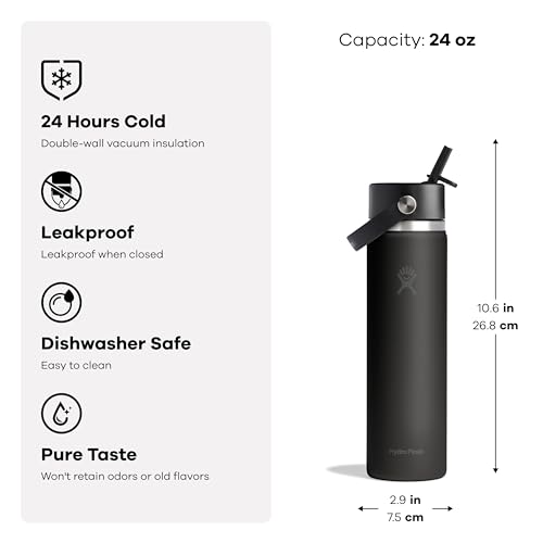 Hydroflask 24 OZ WIDE FLEX STRAW CAP CLOUD PINK by Hydro Flask - Used condition - CA$28.81