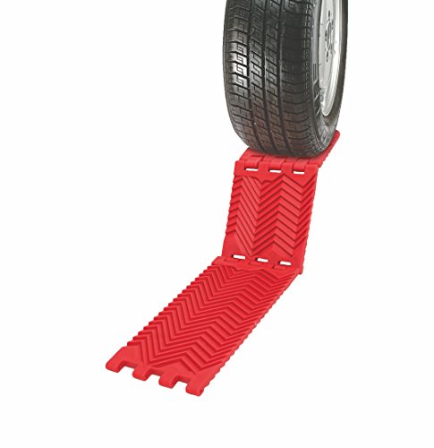 Maxsa 20025 Compact Folding Traction Mat For All Weather Vehicle Extraction (Set Of 2), Red #TOP1