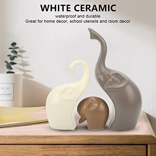 QANYEGN-3-Pezzi-Elefante-Scultura-Scultura-Moderna-in-Ceramica-Figurina-Decorativa-da-Come-Regalo-per-LUfficio-Desktop-Bookshelf