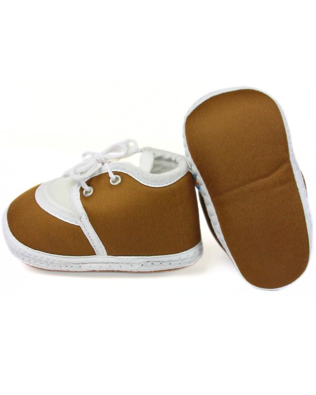 Image of Neska Moda 6 To 12 Months Baby Boys & Baby Girls Cotton Lace Booties