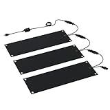 RELIANCER 3PCS Snow Melting Mats,10'x30' Outdoor Heated Snow-melting Walkway Mat,Anti-Slip Rubber Mat for Winter Snow Removal,Electric Snow and Ice Heating Pads for Stairs,Sidewalks,Entrances,Doorways