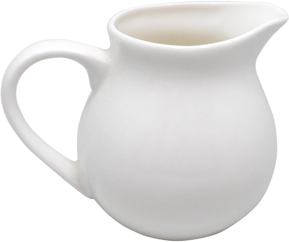 NERTHUS FIH 1336 300ml Porcelain Milk Jug, Style and Practicality at The Breakfast Table
